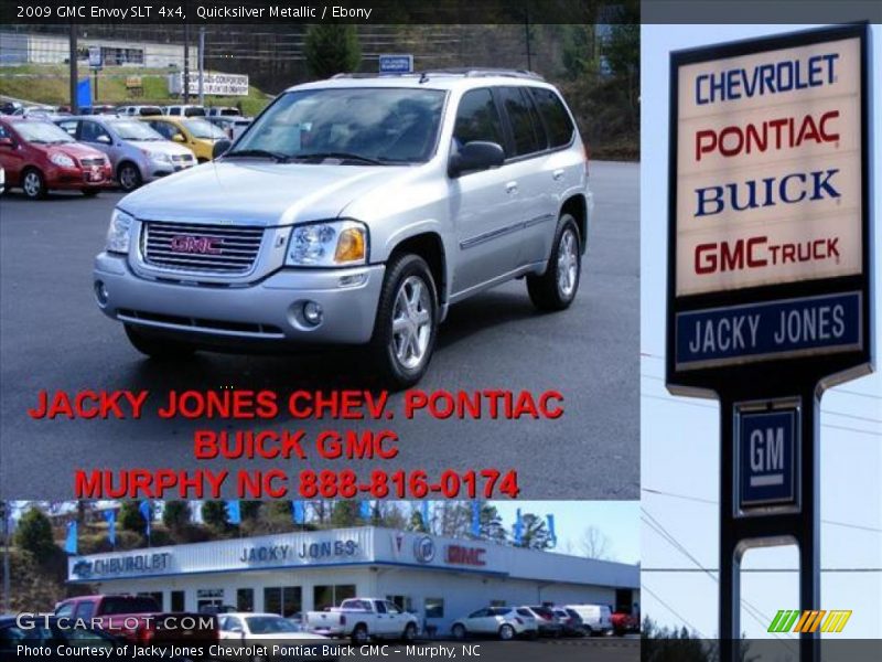 Quicksilver Metallic / Ebony 2009 GMC Envoy SLT 4x4
