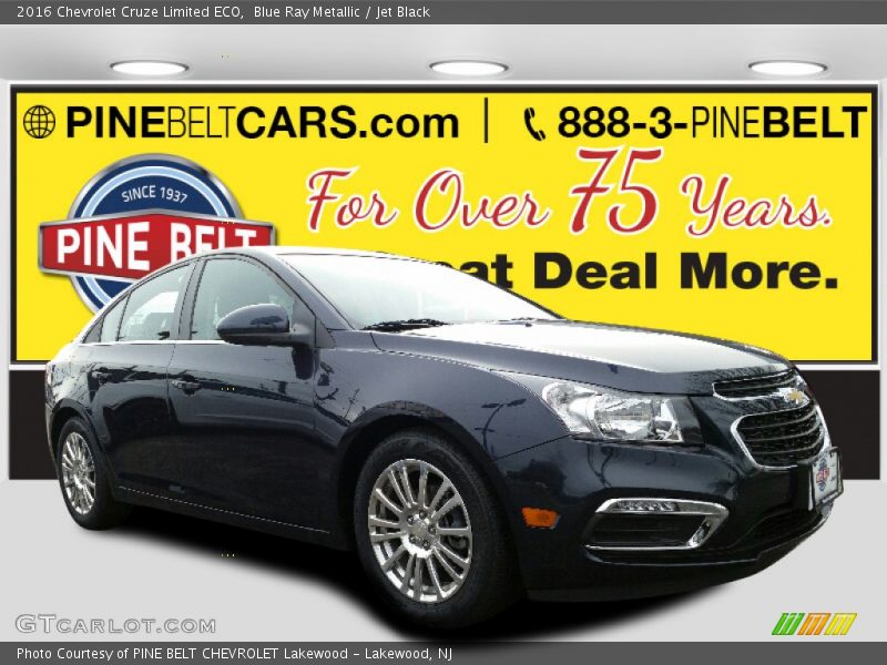 Blue Ray Metallic / Jet Black 2016 Chevrolet Cruze Limited ECO