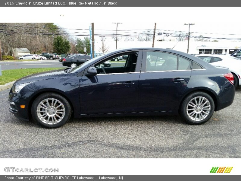 Blue Ray Metallic / Jet Black 2016 Chevrolet Cruze Limited ECO