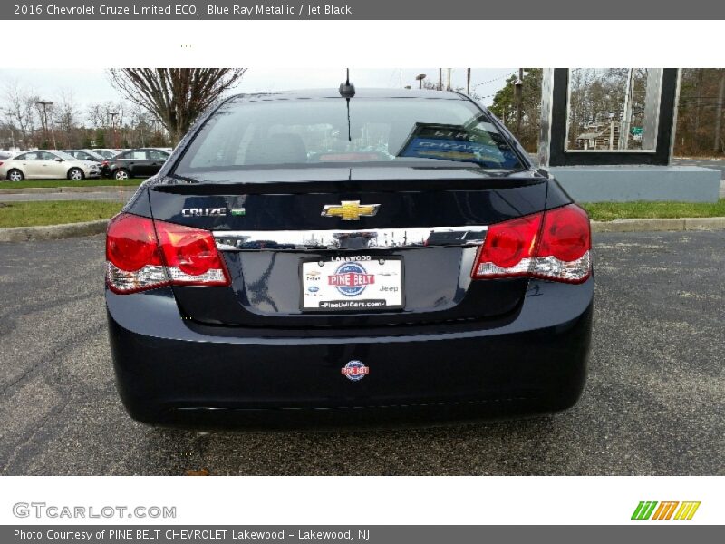 Blue Ray Metallic / Jet Black 2016 Chevrolet Cruze Limited ECO