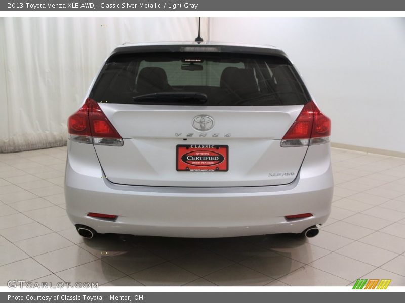 Classic Silver Metallic / Light Gray 2013 Toyota Venza XLE AWD