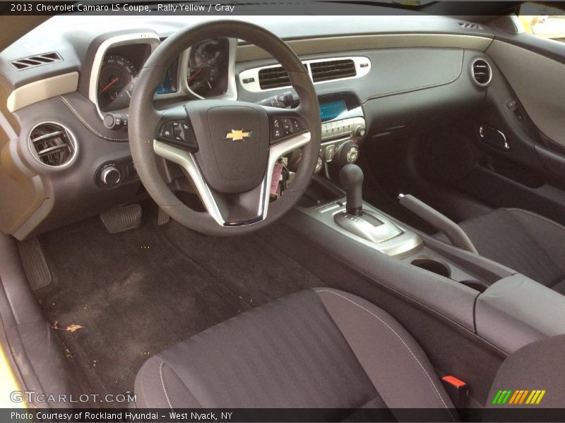 Rally Yellow / Gray 2013 Chevrolet Camaro LS Coupe