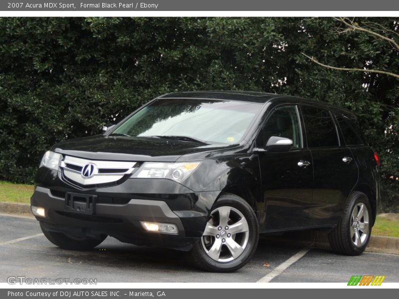 Formal Black Pearl / Ebony 2007 Acura MDX Sport