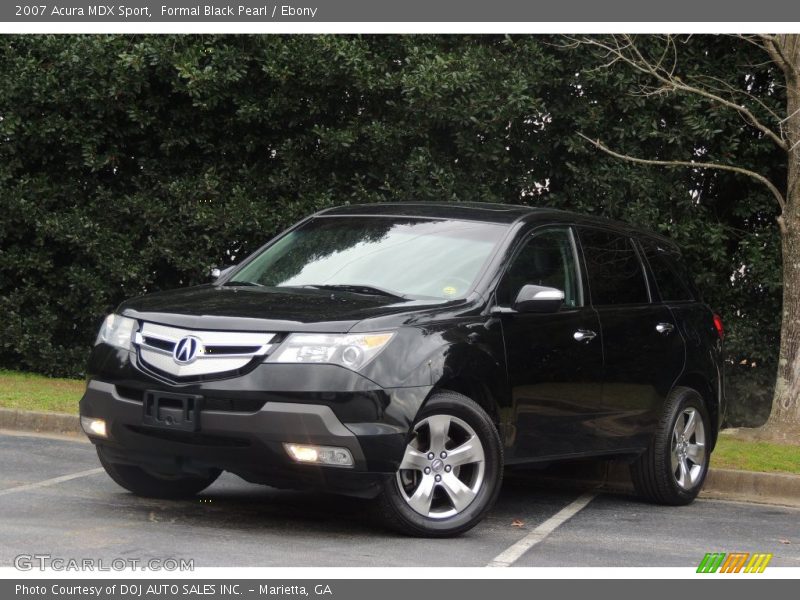 Formal Black Pearl / Ebony 2007 Acura MDX Sport