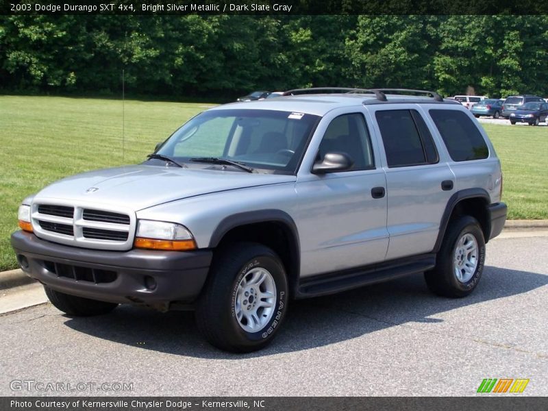 Bright Silver Metallic / Dark Slate Gray 2003 Dodge Durango SXT 4x4