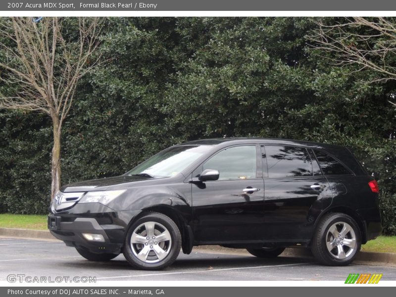 Formal Black Pearl / Ebony 2007 Acura MDX Sport