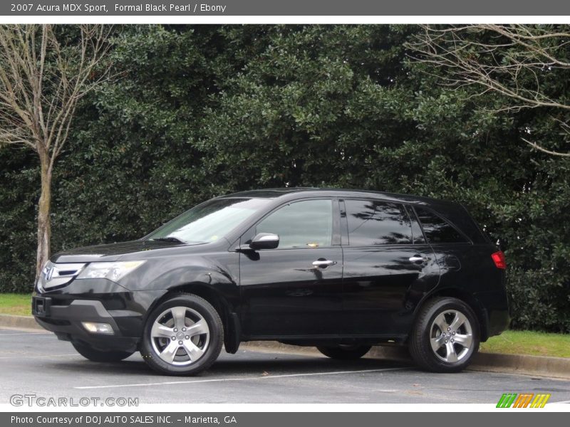 Formal Black Pearl / Ebony 2007 Acura MDX Sport