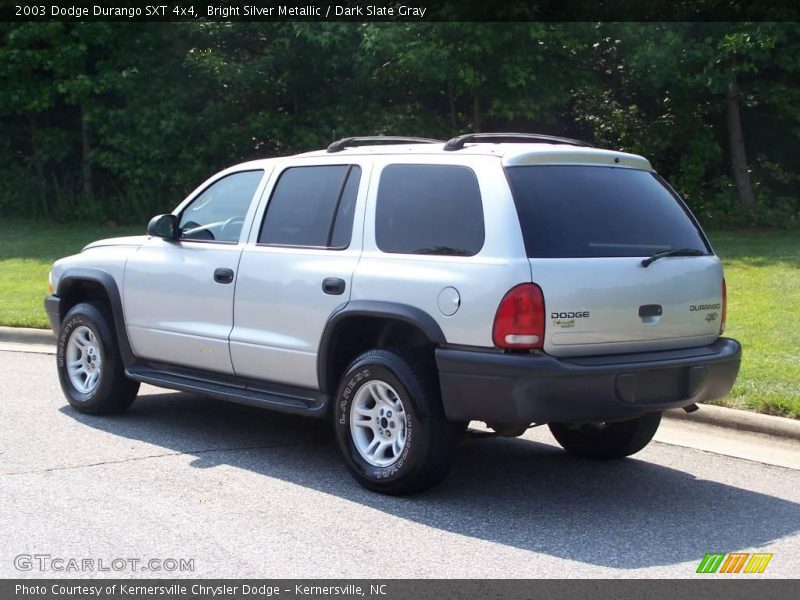 Bright Silver Metallic / Dark Slate Gray 2003 Dodge Durango SXT 4x4