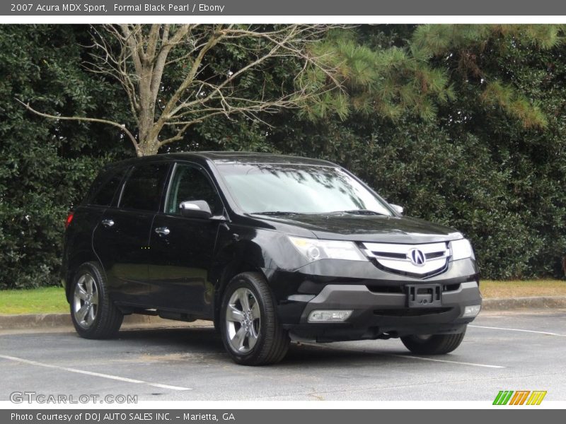 Formal Black Pearl / Ebony 2007 Acura MDX Sport