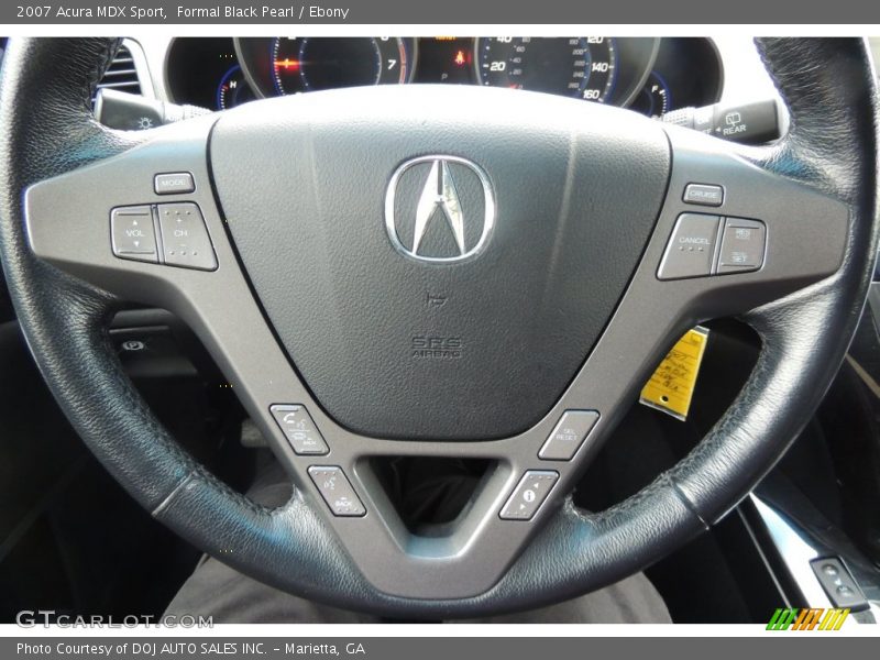 Formal Black Pearl / Ebony 2007 Acura MDX Sport