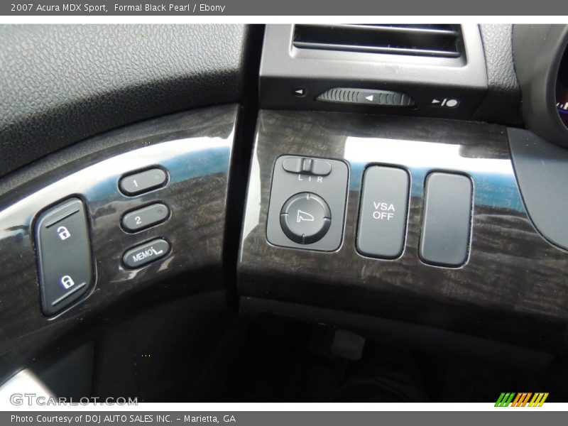 Formal Black Pearl / Ebony 2007 Acura MDX Sport