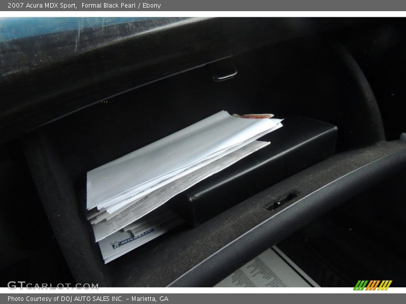 Formal Black Pearl / Ebony 2007 Acura MDX Sport