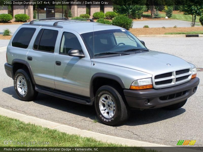 Bright Silver Metallic / Dark Slate Gray 2003 Dodge Durango SXT 4x4