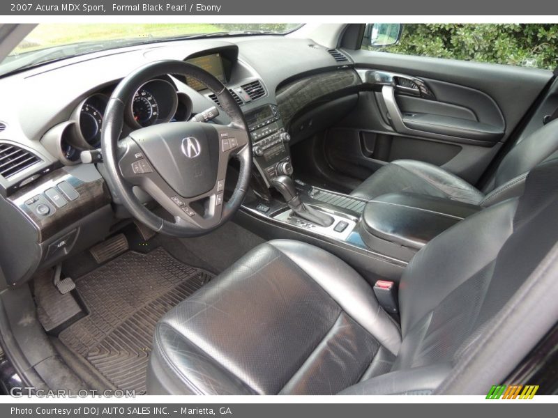 Formal Black Pearl / Ebony 2007 Acura MDX Sport