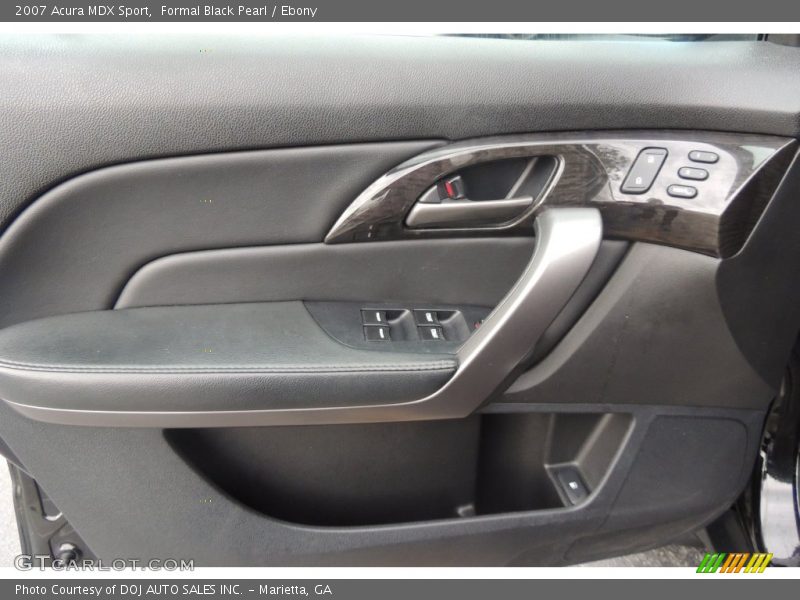 Formal Black Pearl / Ebony 2007 Acura MDX Sport
