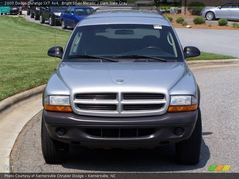 Bright Silver Metallic / Dark Slate Gray 2003 Dodge Durango SXT 4x4