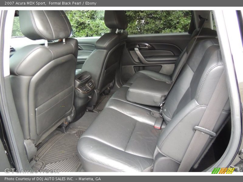Formal Black Pearl / Ebony 2007 Acura MDX Sport