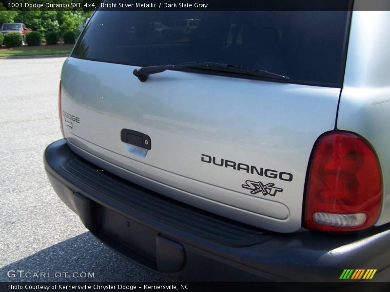 Bright Silver Metallic / Dark Slate Gray 2003 Dodge Durango SXT 4x4