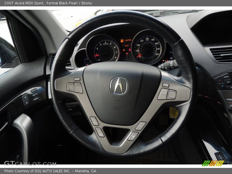 Formal Black Pearl / Ebony 2007 Acura MDX Sport