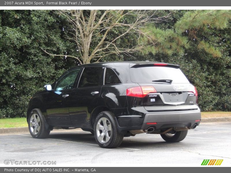 Formal Black Pearl / Ebony 2007 Acura MDX Sport