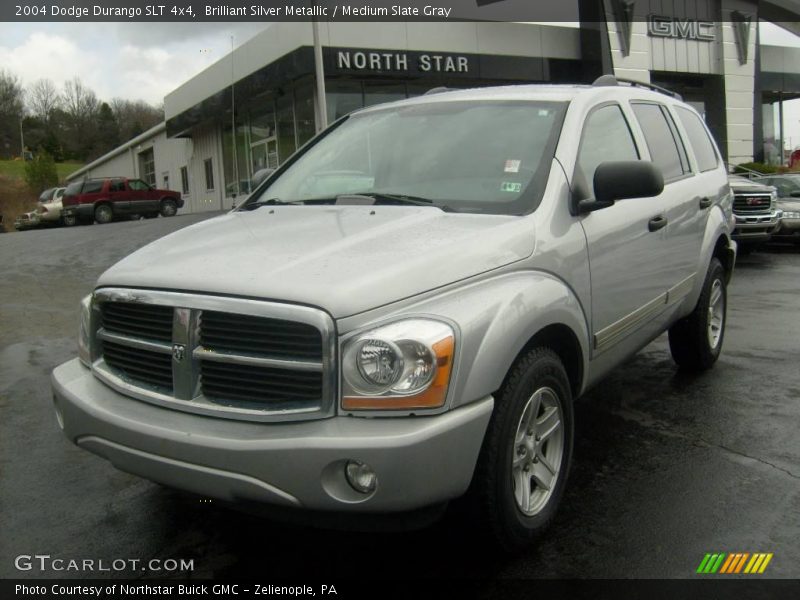 Brilliant Silver Metallic / Medium Slate Gray 2004 Dodge Durango SLT 4x4