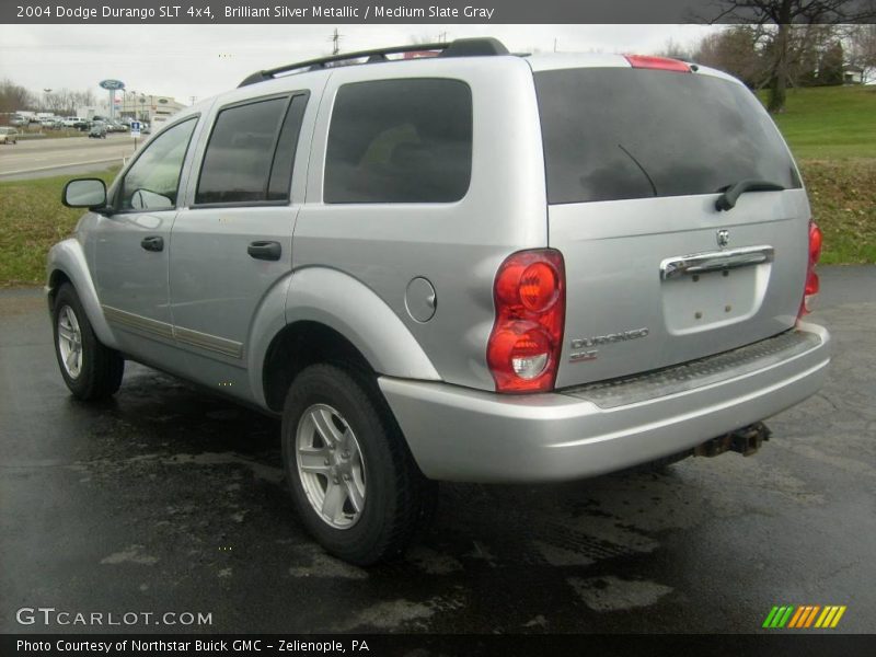 Brilliant Silver Metallic / Medium Slate Gray 2004 Dodge Durango SLT 4x4