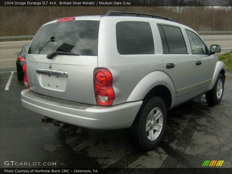 Brilliant Silver Metallic / Medium Slate Gray 2004 Dodge Durango SLT 4x4