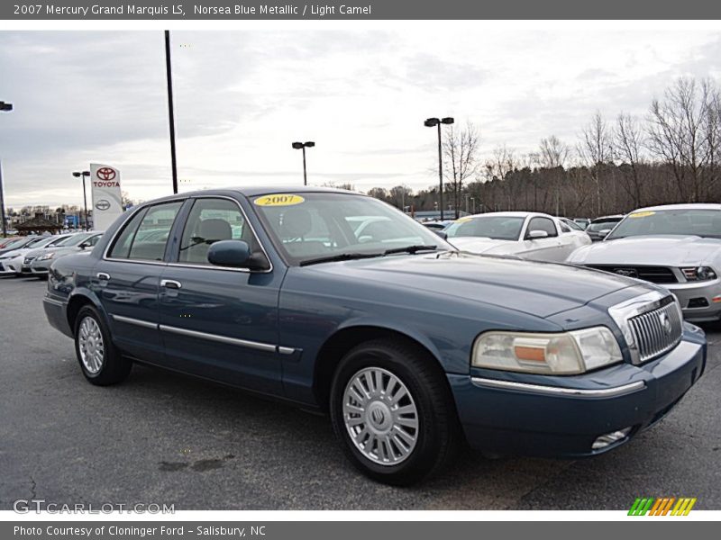 Norsea Blue Metallic / Light Camel 2007 Mercury Grand Marquis LS