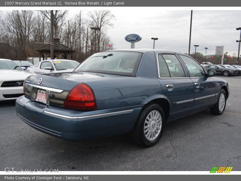 Norsea Blue Metallic / Light Camel 2007 Mercury Grand Marquis LS