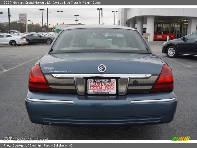 Norsea Blue Metallic / Light Camel 2007 Mercury Grand Marquis LS