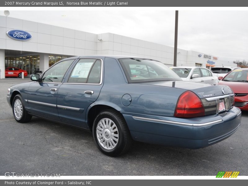 Norsea Blue Metallic / Light Camel 2007 Mercury Grand Marquis LS