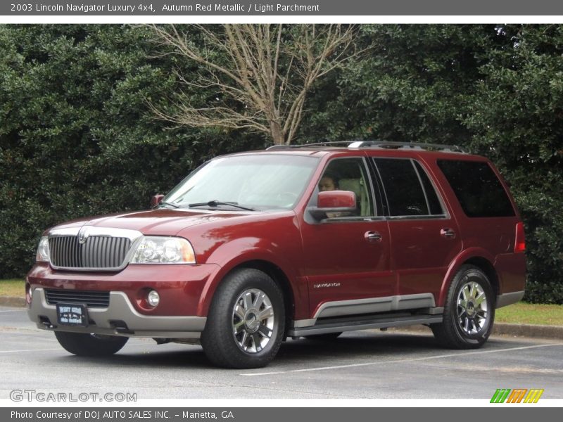 Autumn Red Metallic / Light Parchment 2003 Lincoln Navigator Luxury 4x4