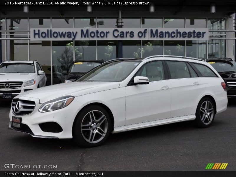 Polar White / Silk Beige/Espresso Brown 2016 Mercedes-Benz E 350 4Matic Wagon