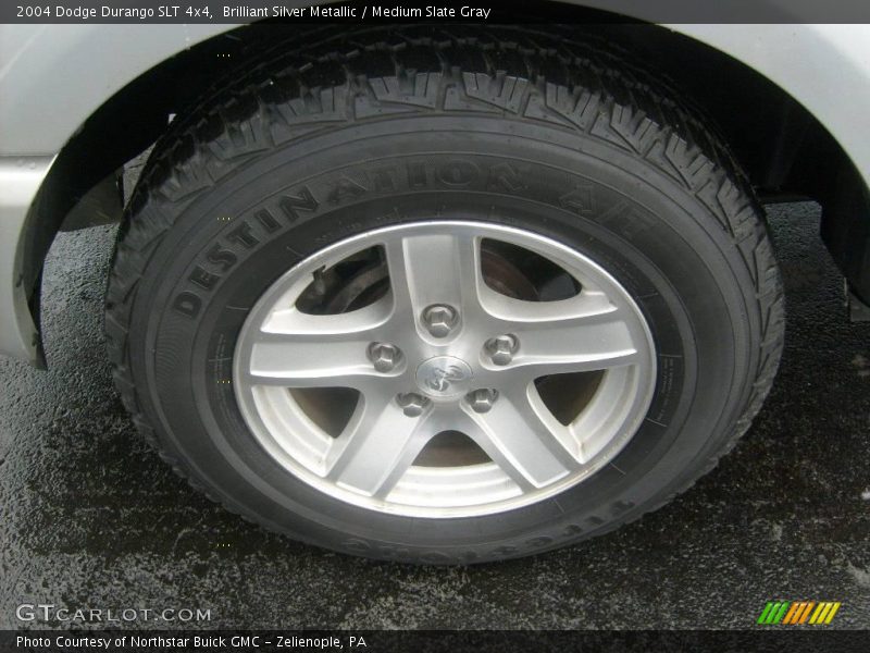 Brilliant Silver Metallic / Medium Slate Gray 2004 Dodge Durango SLT 4x4