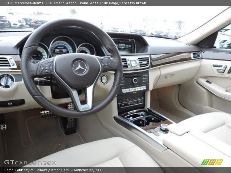 Polar White / Silk Beige/Espresso Brown 2016 Mercedes-Benz E 350 4Matic Wagon