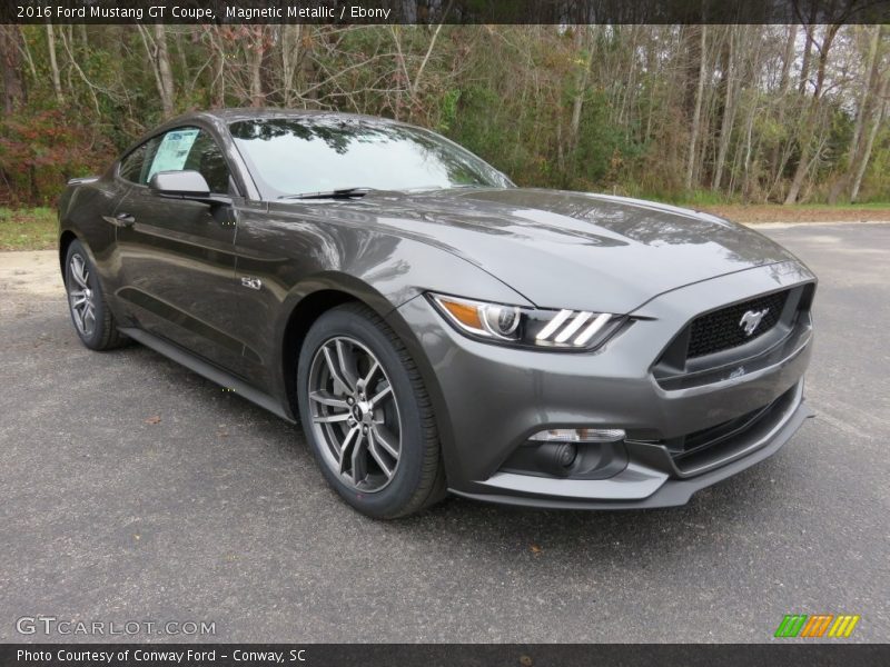 Magnetic Metallic / Ebony 2016 Ford Mustang GT Coupe