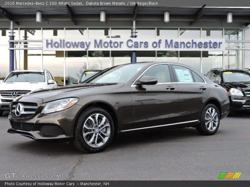 Dakota Brown Metallic / Silk Beige/Black 2016 Mercedes-Benz C 300 4Matic Sedan