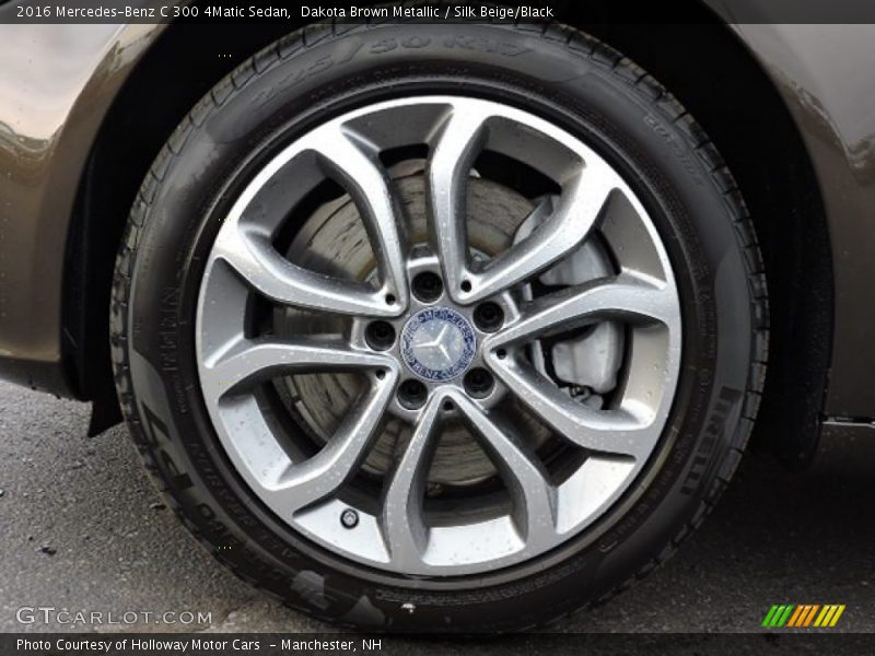 Dakota Brown Metallic / Silk Beige/Black 2016 Mercedes-Benz C 300 4Matic Sedan