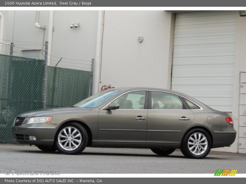 Steel Gray / Beige 2006 Hyundai Azera Limited
