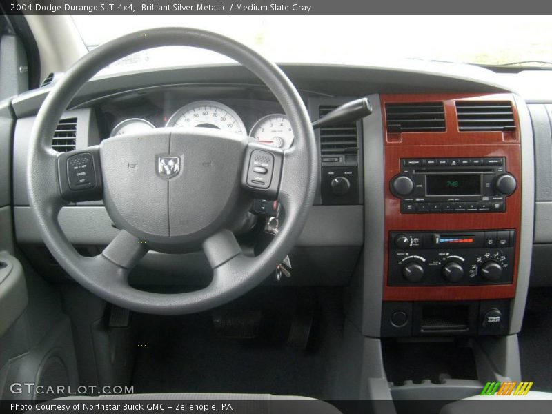 Brilliant Silver Metallic / Medium Slate Gray 2004 Dodge Durango SLT 4x4