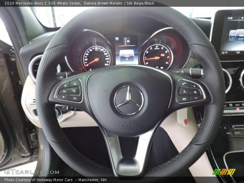 Dakota Brown Metallic / Silk Beige/Black 2016 Mercedes-Benz C 300 4Matic Sedan