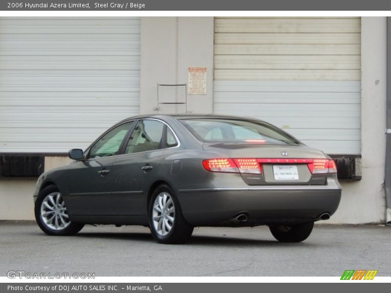 Steel Gray / Beige 2006 Hyundai Azera Limited