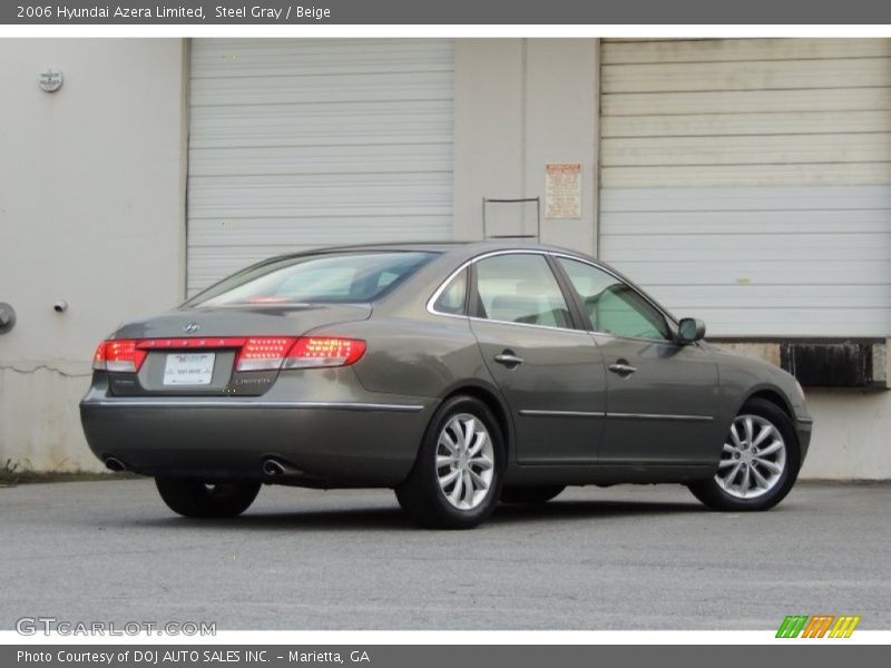 Steel Gray / Beige 2006 Hyundai Azera Limited