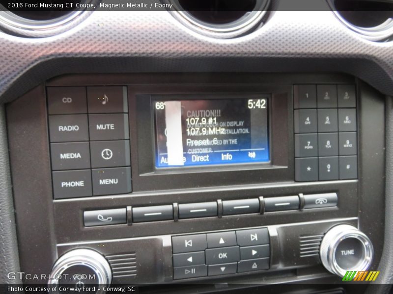Magnetic Metallic / Ebony 2016 Ford Mustang GT Coupe