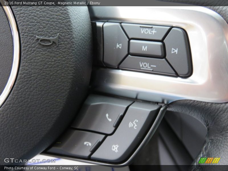 Magnetic Metallic / Ebony 2016 Ford Mustang GT Coupe