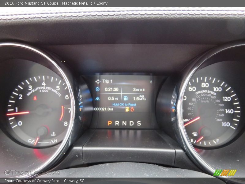 Magnetic Metallic / Ebony 2016 Ford Mustang GT Coupe