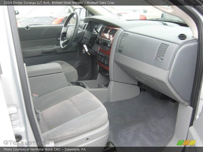 Brilliant Silver Metallic / Medium Slate Gray 2004 Dodge Durango SLT 4x4