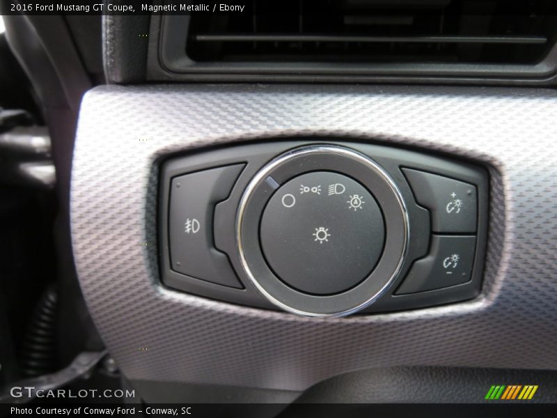 Magnetic Metallic / Ebony 2016 Ford Mustang GT Coupe
