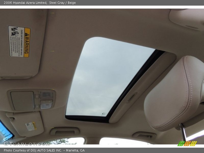 Steel Gray / Beige 2006 Hyundai Azera Limited