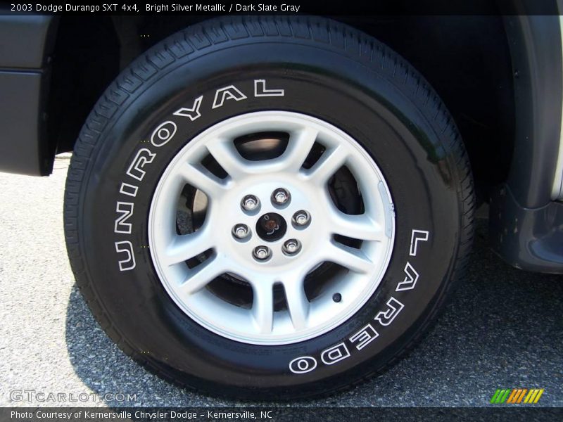 Bright Silver Metallic / Dark Slate Gray 2003 Dodge Durango SXT 4x4